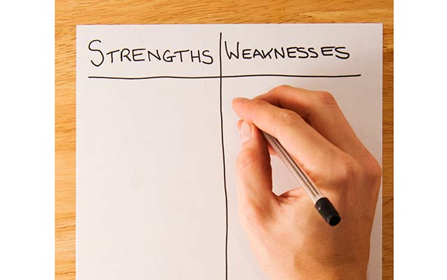 Recognize Your Weaknesses