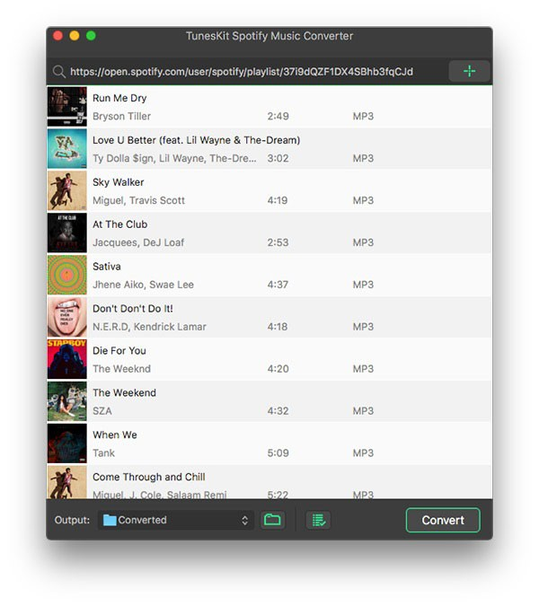 tuneskit spotify music converte