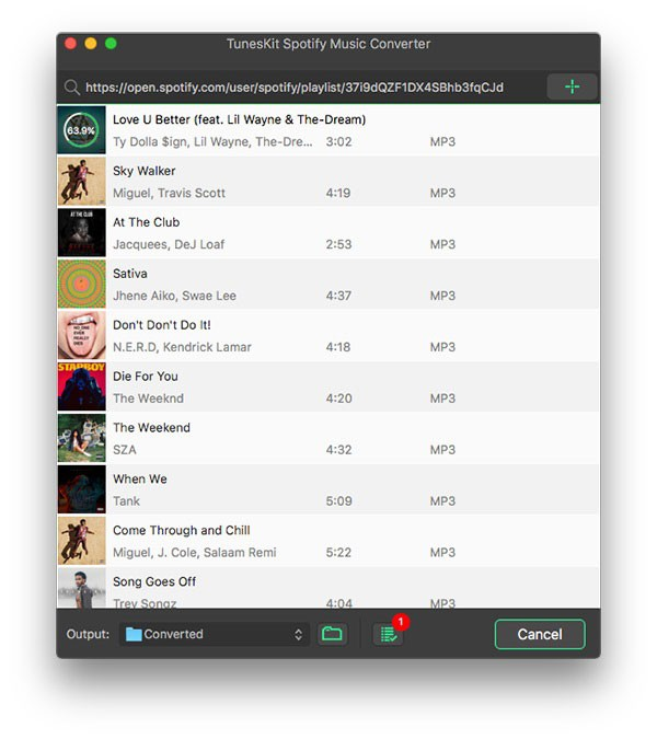 tuneskit spotify music converter