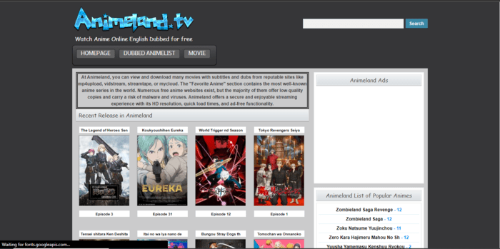 dub.animeland.tv at WI. Animeland - Watch English Anime Online
