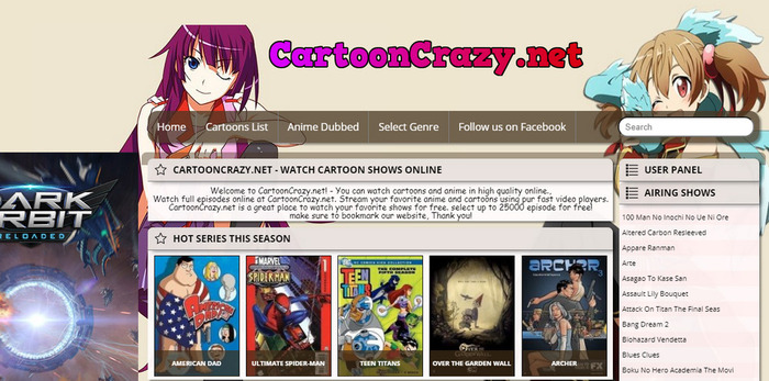 WatchCartoonOnline Watch Cartoon and Anime Series for Free