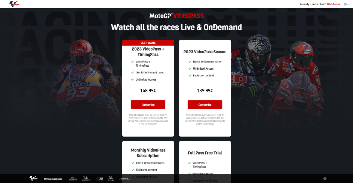 MotoGP™ VideoPass