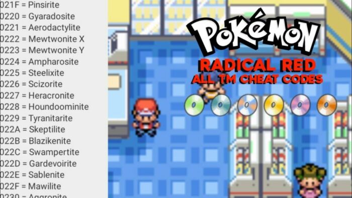 Pokemon Radical Red, V2.3, CHEATS