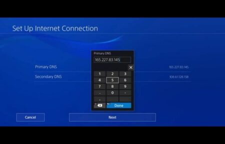 IP Address for PS4