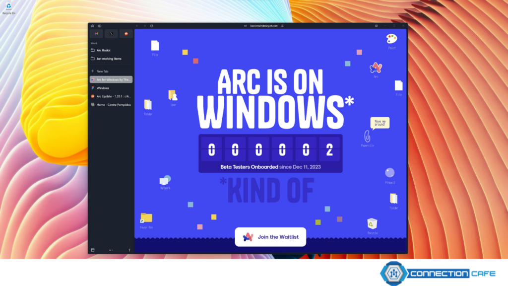 Arc browser