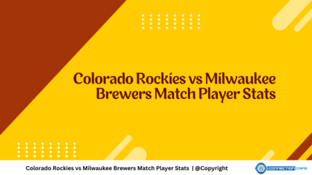 Colorado Rockies vs Milwaukee Brewers Match Player Stats