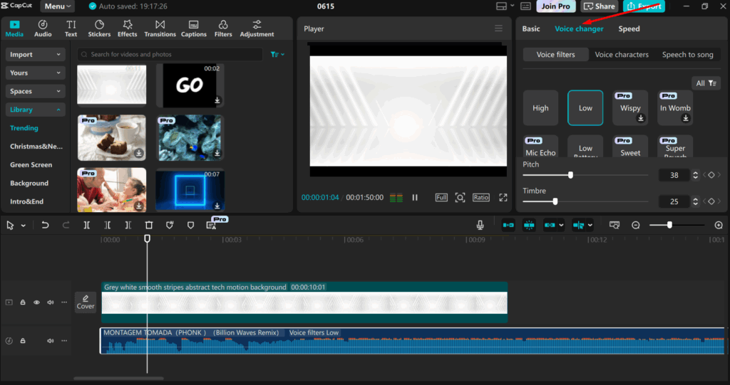 Use the Voice Changer