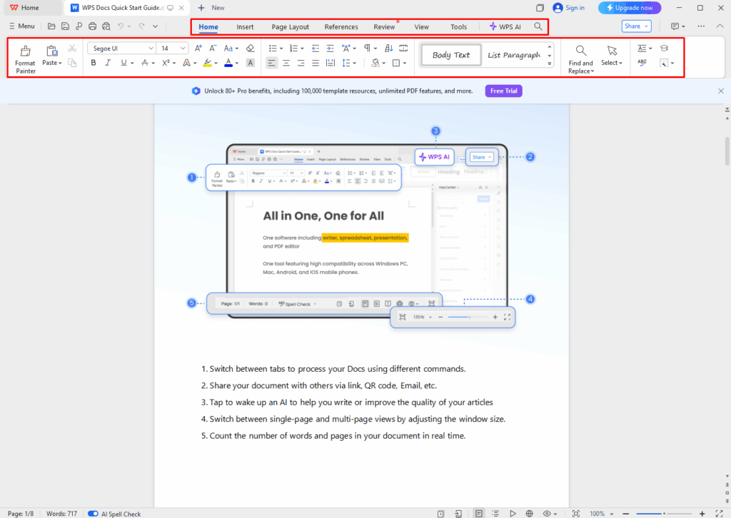 Import or Start a Word File