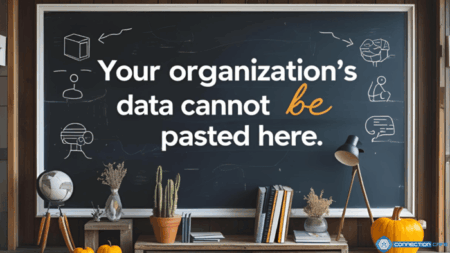 your organization's data cannot be pasted here.