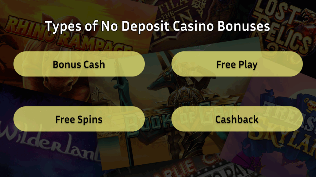 What Types of No Deposit Casino Bonuses Exist