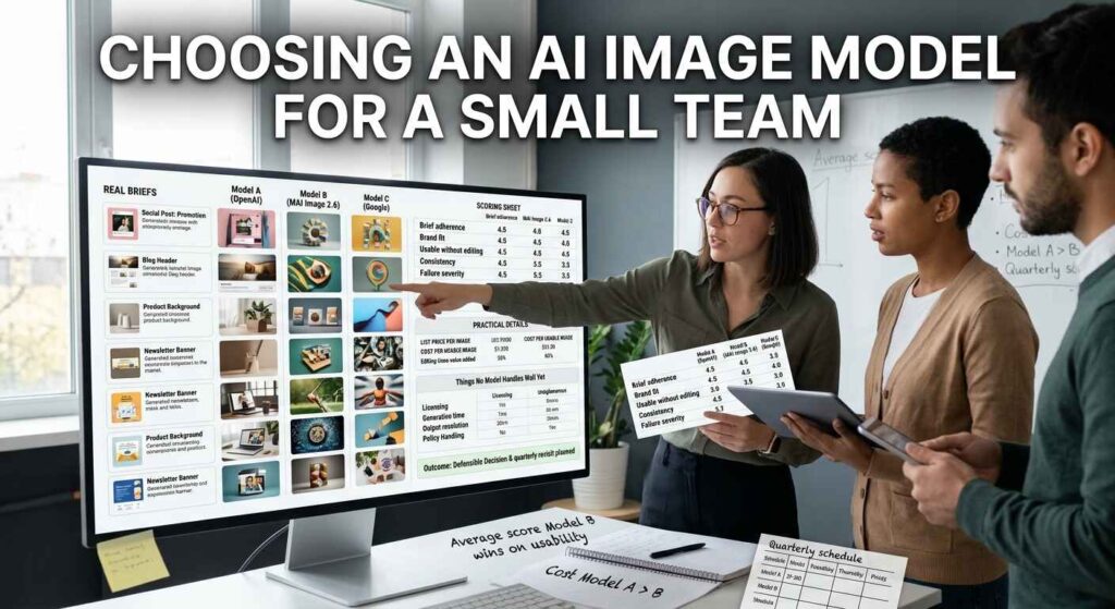 Choosing an AI Image Model for a Small Team_ A Practical Comparison Method