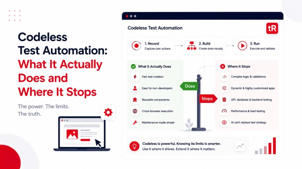 Codeless Test Automation: What It Does & Where It Stops